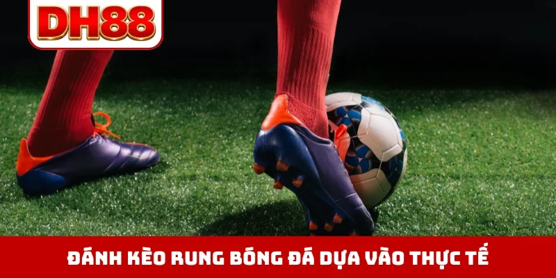 Đánh kèo rung bóng đá dựa vào thực tế