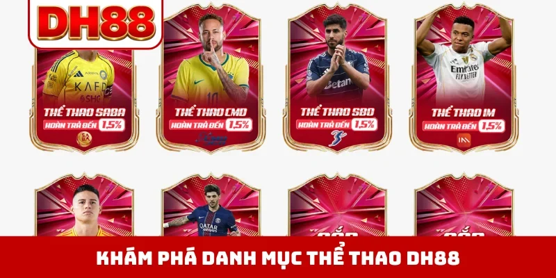 Khám phá danh mục thể thao DH88