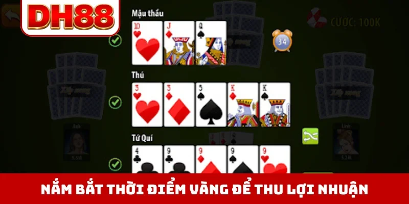Nắm bắt thời điểm vàng để thu lợi nhuận